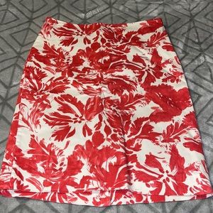 Express Floral Pencil Skirt